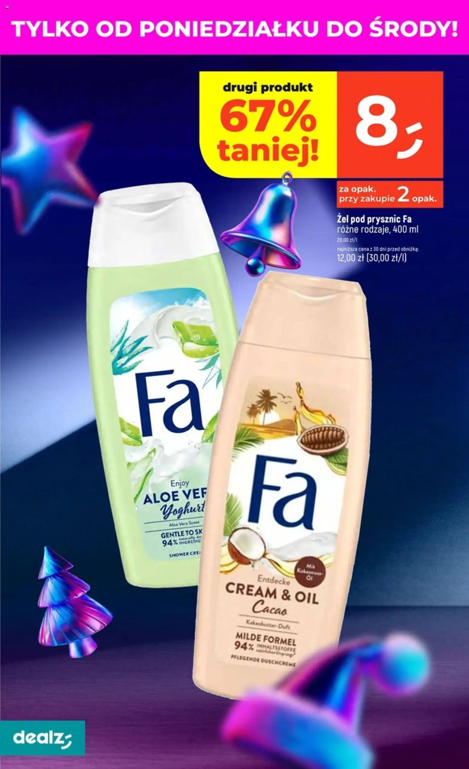 Dealz Gazetka od 13.11.2025 | Strona: 44 | Produkty: Prysznic, Żel pod prysznic