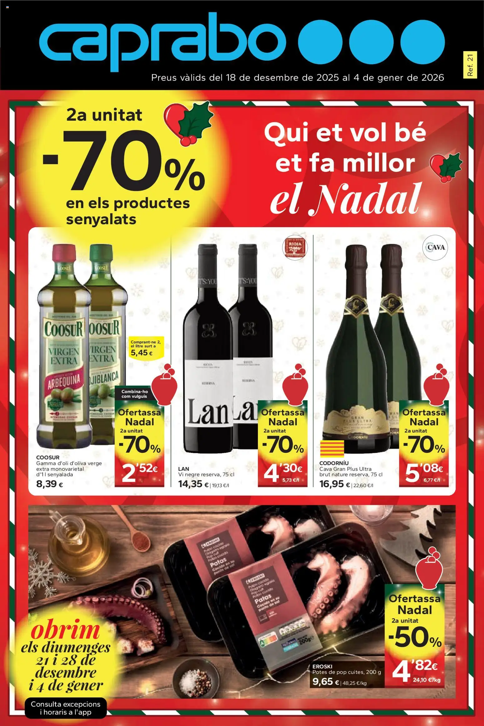 Caprabo folleto │ válido desde el 18.12.2025 | Página: 1
