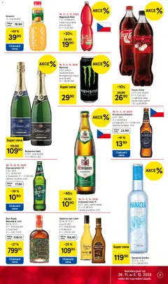 Náhled letáku Bohemia Sekt, 0.75 l, více druhů (1 l = 146,53 Kč) od 26.11.2025 | Strana: 9