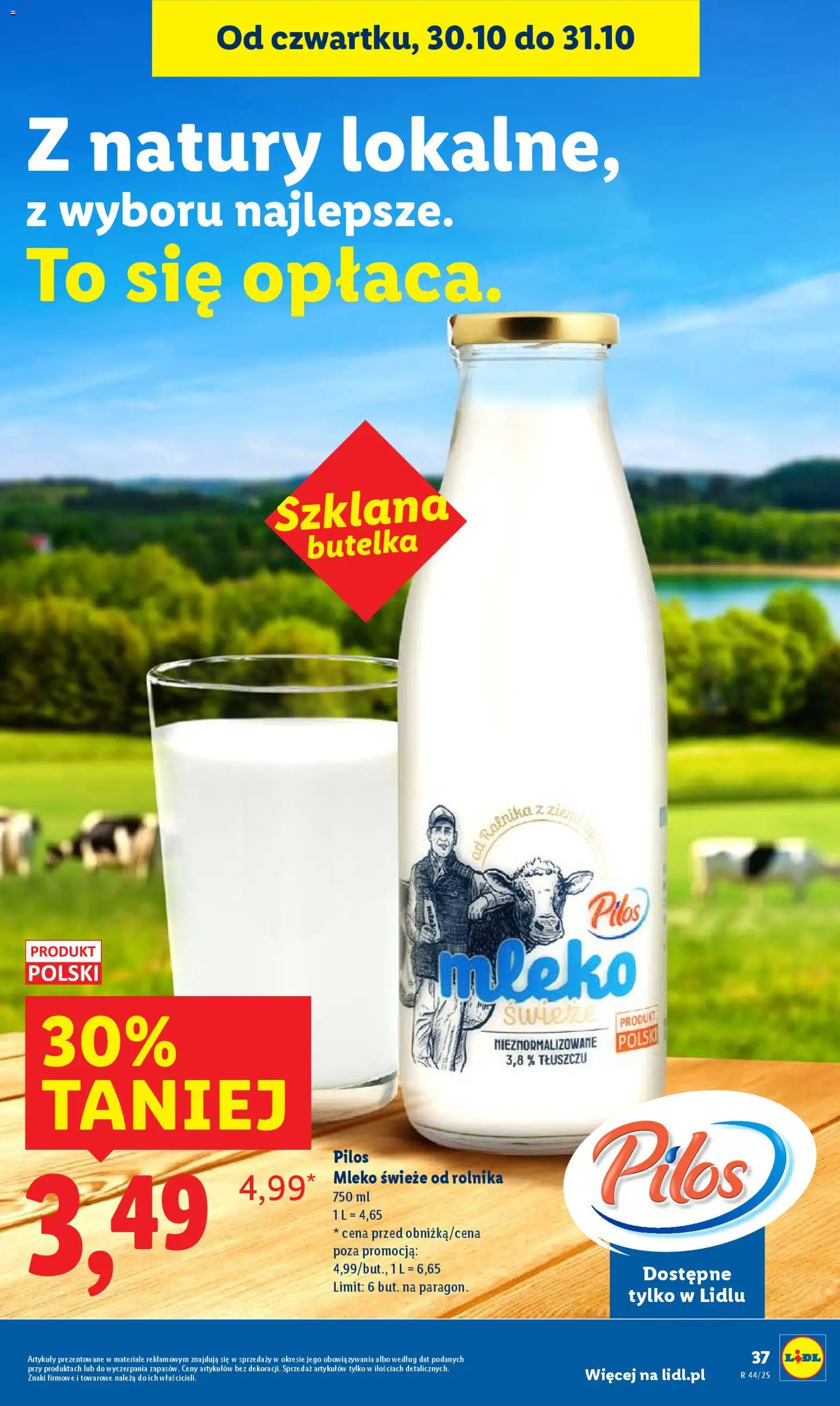 Lidl Gazetka od 30.10.2025 | Strona: 39 | Produkty: Mleko