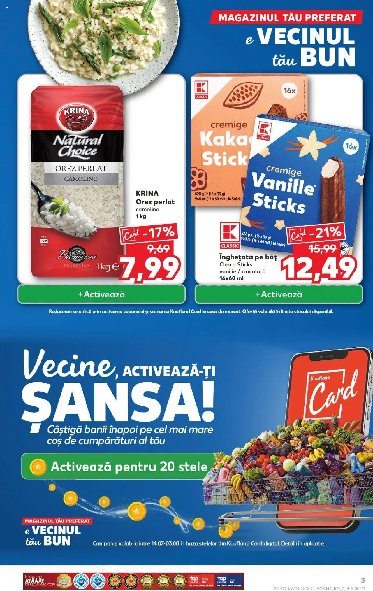 Kaufland RO akciós ujság - amely érvényes a következő dátumtól: 30.07.2025 | Oldal: 3