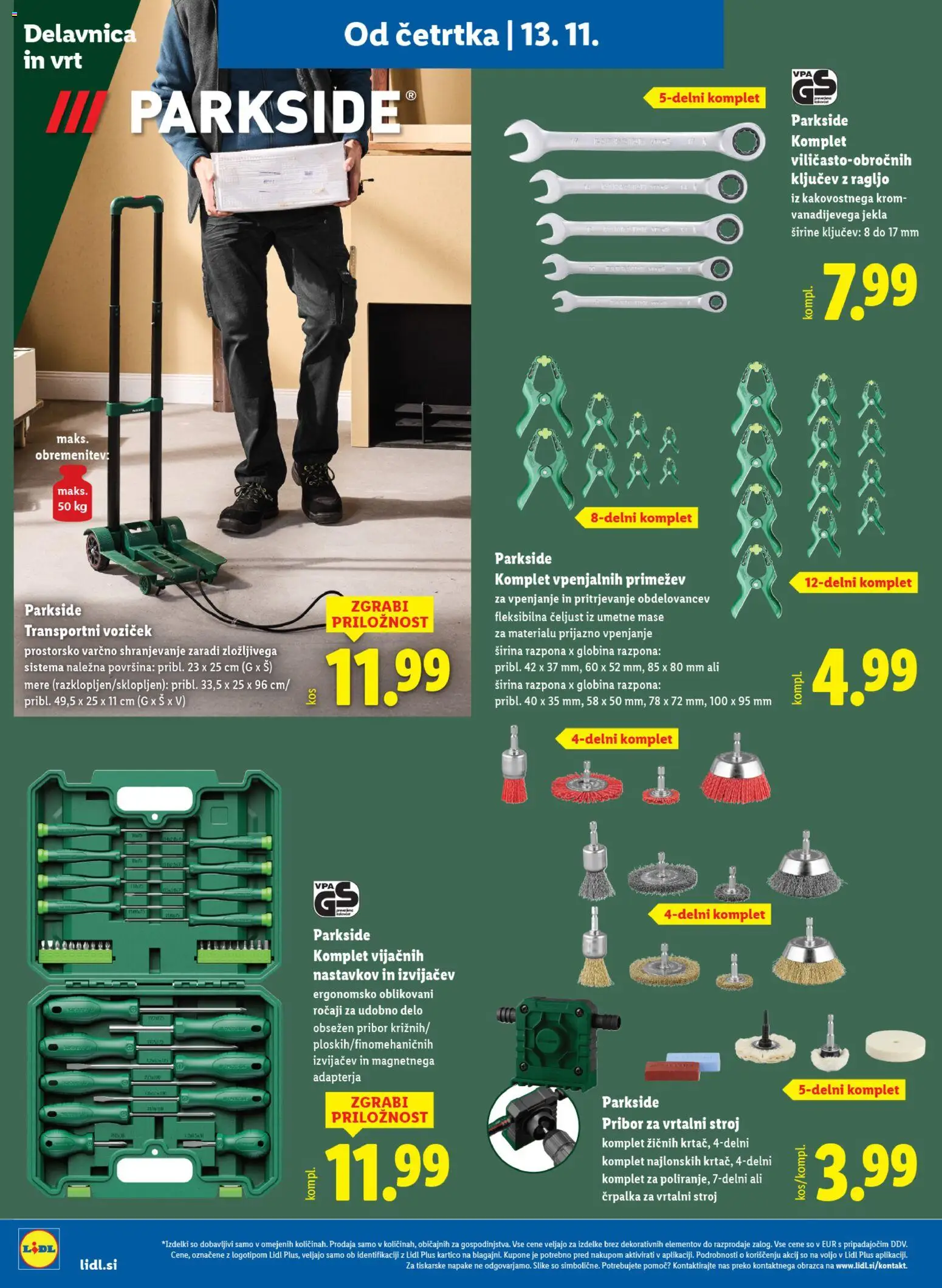 Novi Lidl katalog ponudbe – veljaven od 13.11.2025 | Stran: 32 | Izdelki: Pribor, Črpalka, Transportni voziček, Voziček