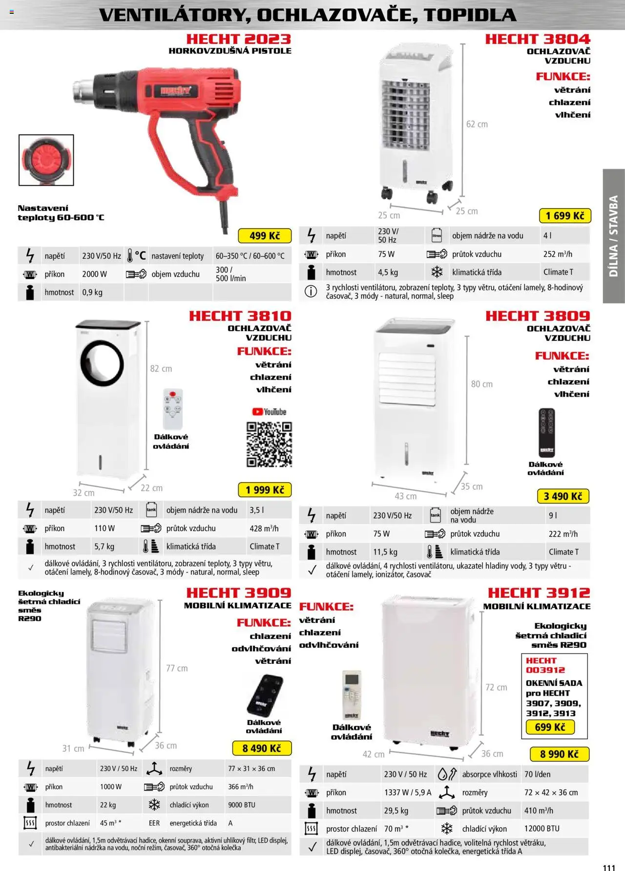 Hecht katalog - Jaro-léto 2025 od 22.04.2025 | Strana: 111 | Produkty: Hecht, Mobilní klimatizace, Klimatizace, Časovač