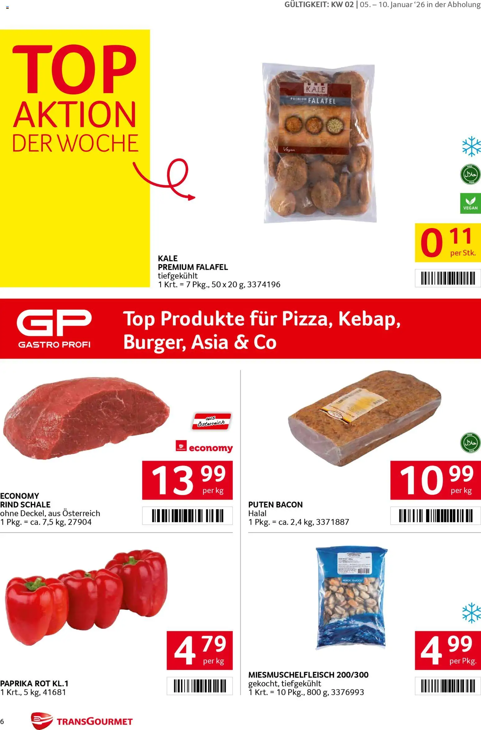 Transgourmet Flugblatt gültig ab 05.01.2026 | Seite: 6