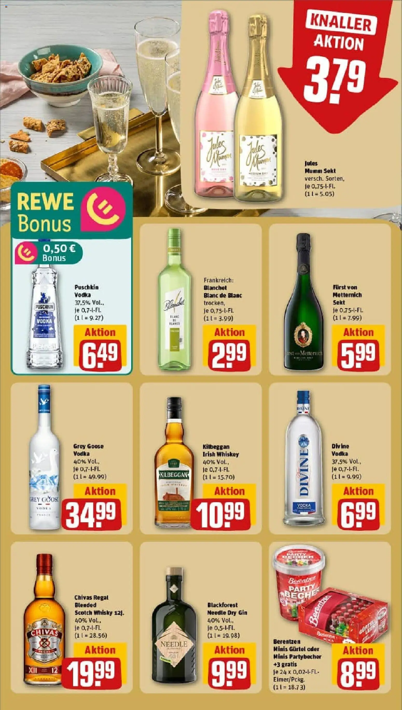 Rewe prospekt Erkelenz / Gerderath	 – gültig ab 26.10.2025 | Seite: 22 | Produkte: Furst von metternich, Gürtel, Whiskey, Berentzen