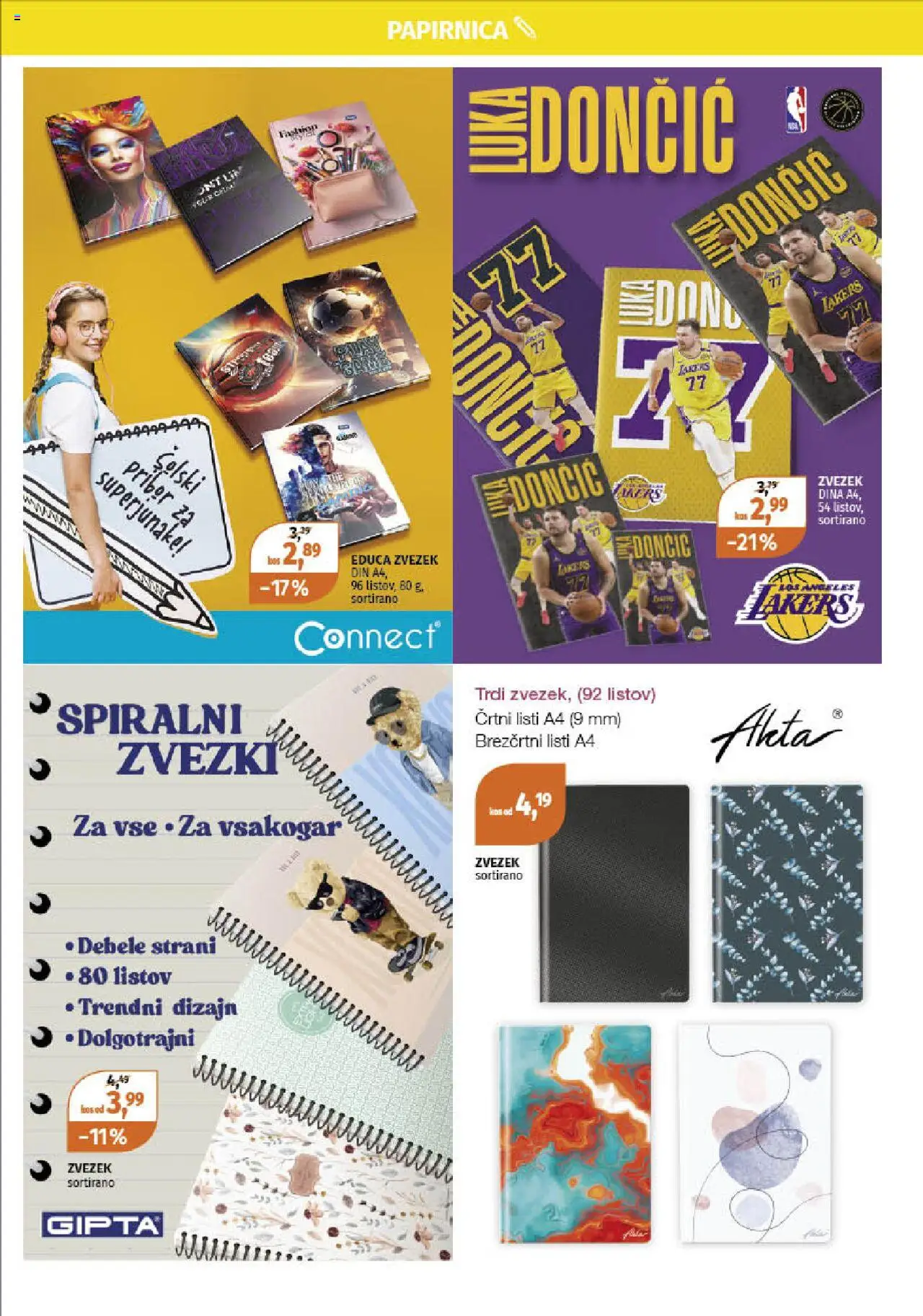 Müller katalog │ velja od 11.08.2025 | Stran: 11 | Izdelki: Pribor, Zvezek