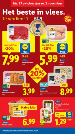 Gehakt Cordon Bleu, 500 g - Voorbeeld van een folder van Lidl, geldig van 27.10.2025 | Pagina: 13