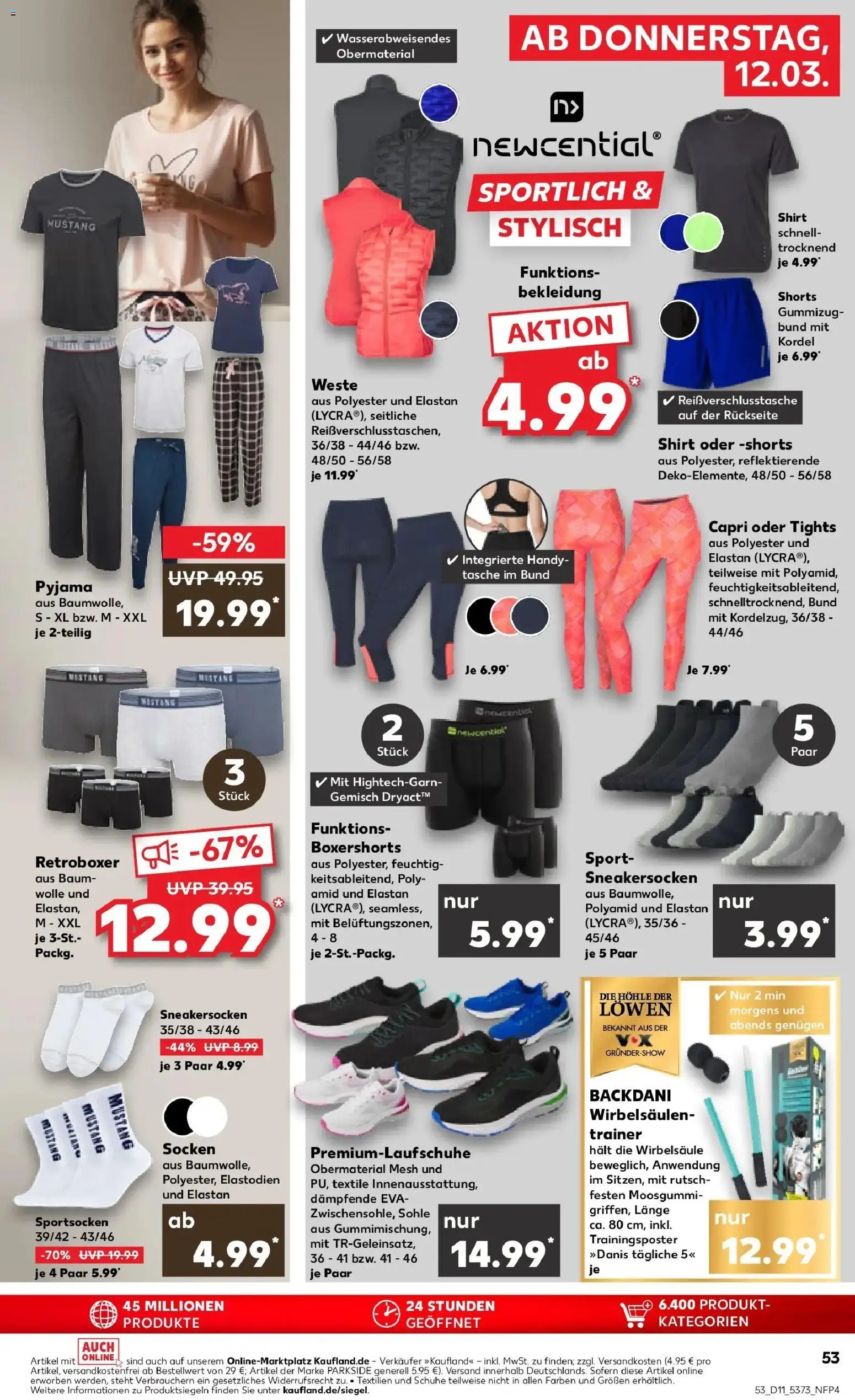 Kaufland Prospekt Paderborn	 – gültig ab 09.03.2026 | Seite: 65 | Produkte: Tasche, Bekleidung, Pyjama, Boxer