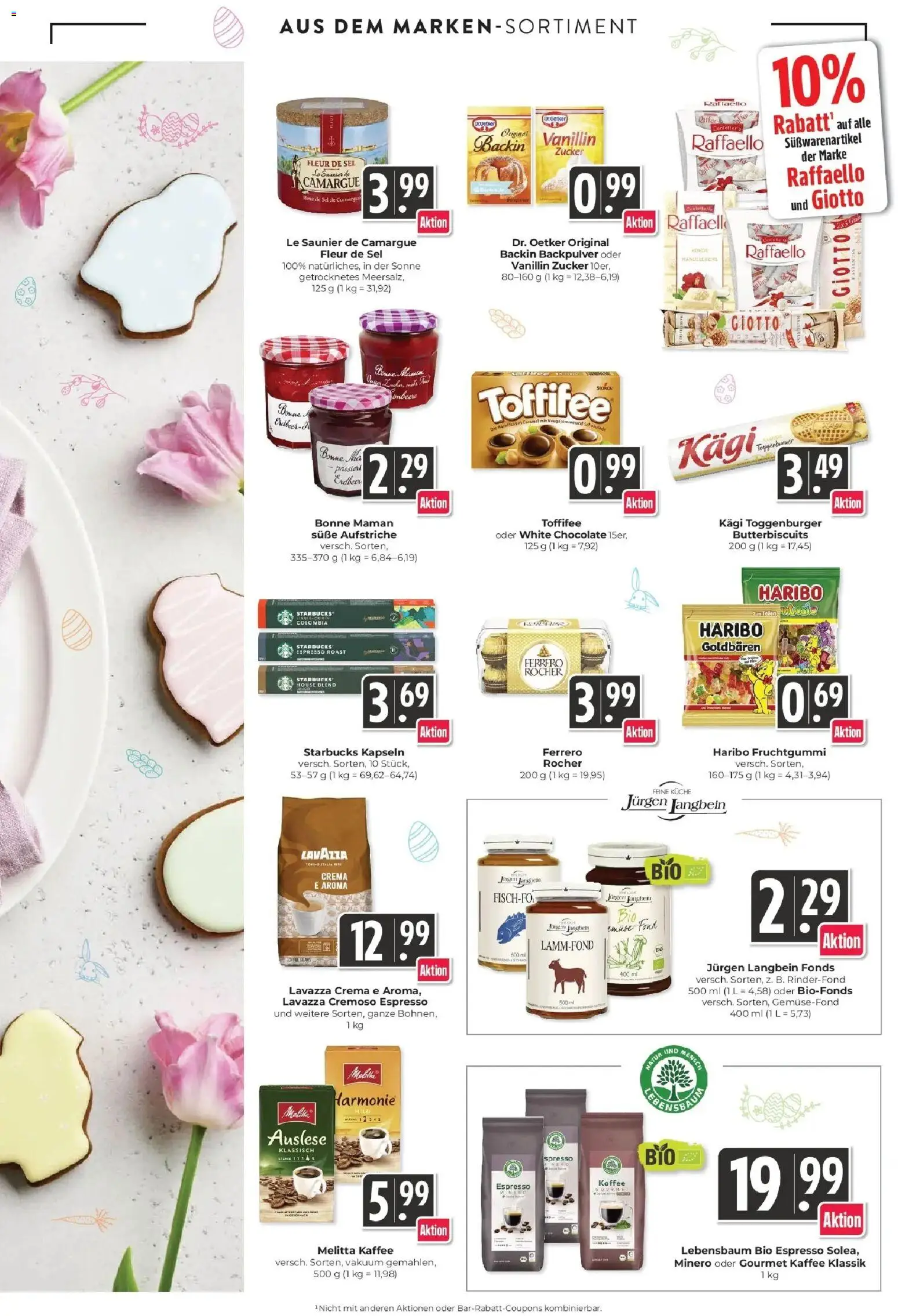 Edeka prospekt Schliengen	 – gültig ab 30.03.2026 | Seite: 13 | Produkte: Melitta kaffee, Ferrero rocher, Zucker, Toffifee