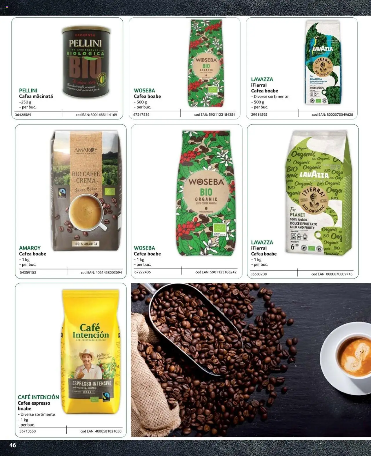 Noul catalog Selgros – valabil de la 09.02.2024 | Pagină: 46 | Produse: Cremă, Cafea