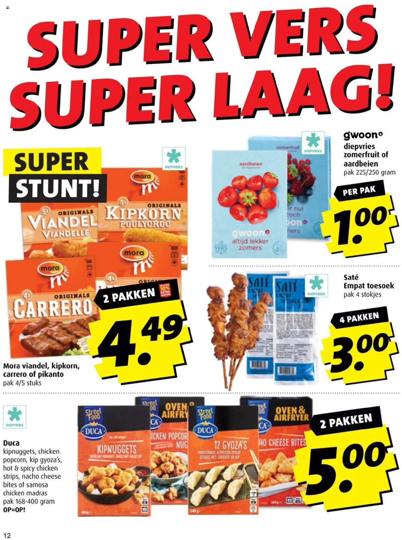  | Pagina: 12 | Producten: Aardbeien, Oven, Kip