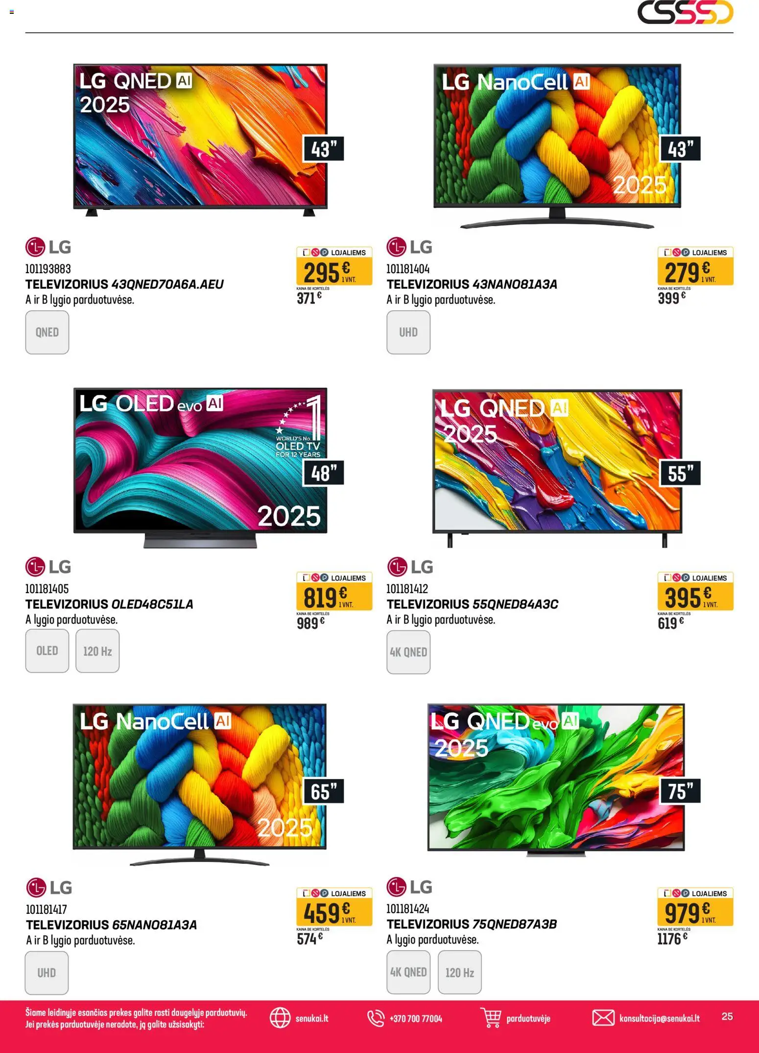 Senukai akcijos nuo 12.03.2026 | Puslapis: 25 | Prekių: Tv, Televizorius