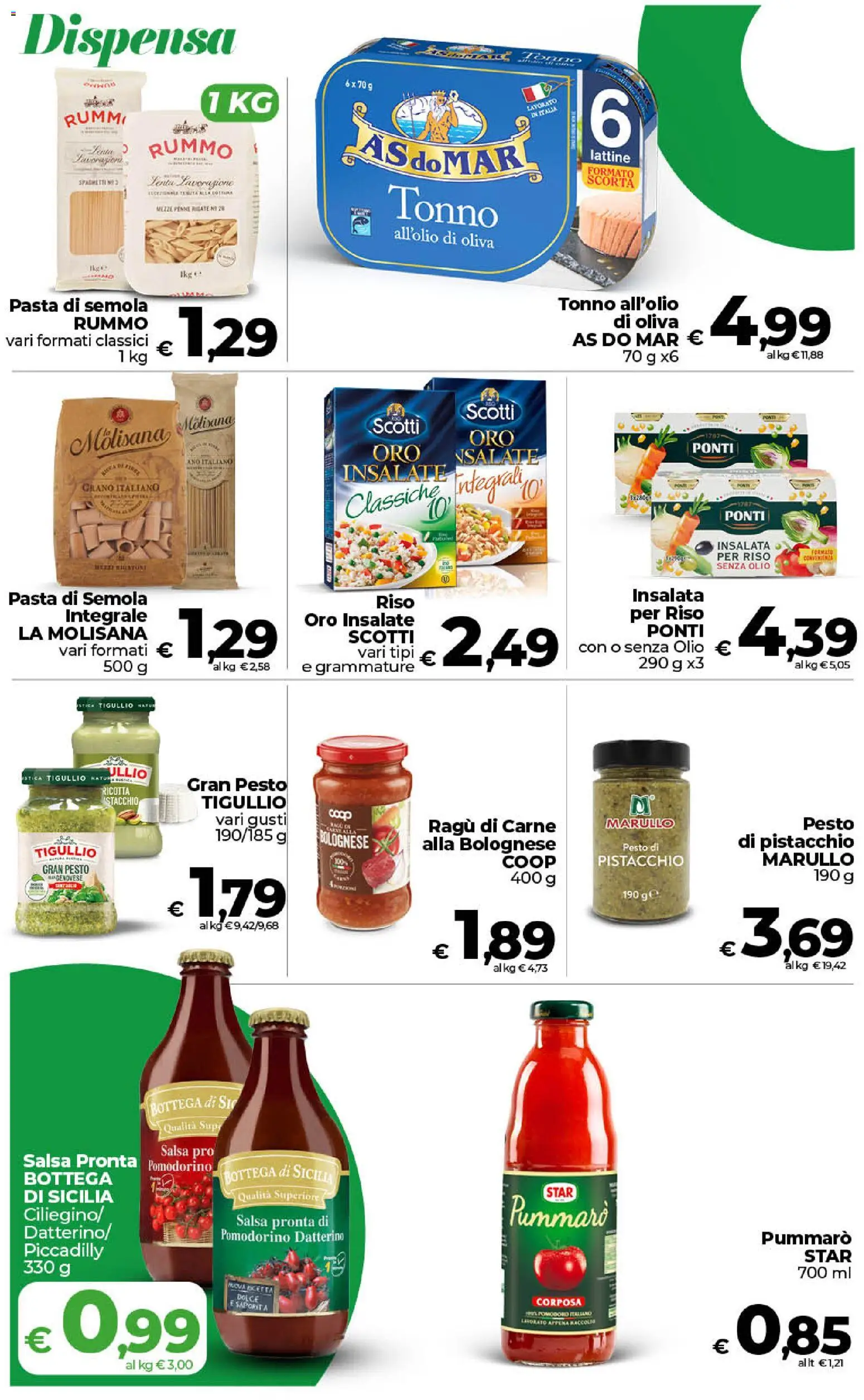 Volantino COOP del 17.04.2026 | Pagina: 14 | Prodotti: Salsa, Pomodoro, Ricotta, Penne