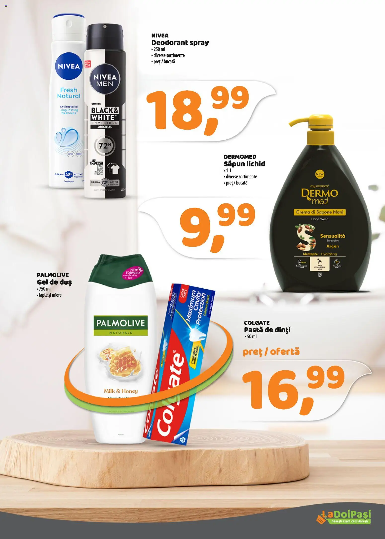 Noul catalog LaDoiPași – valabil de la 16.03.2026 | Pagină: 14 | Produse: Cremă, Săpun, Gel de duș, Antiperspirant