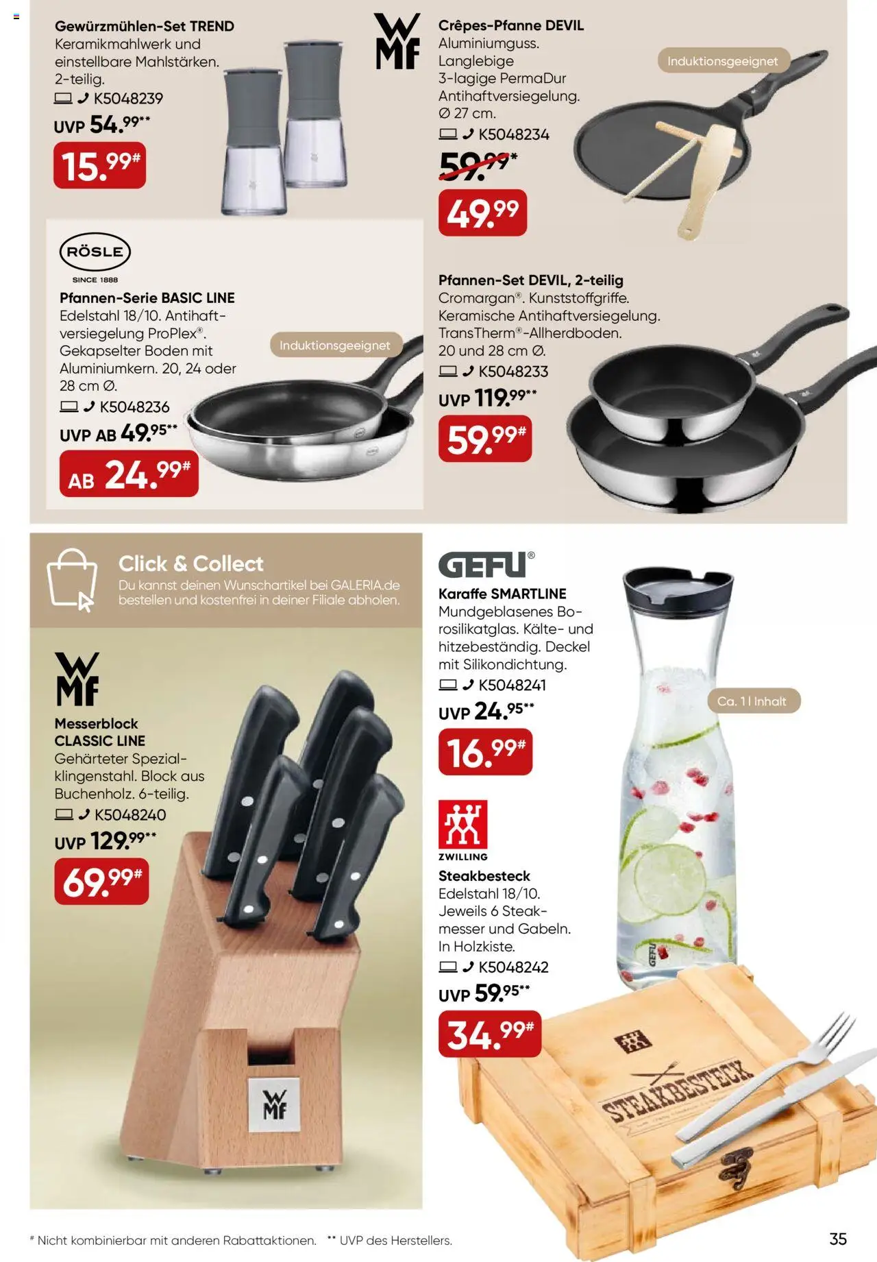 Galeria Karstadt Kaufhof Prospekt 	 - gültig ab dem 27.08.2025 | Seite: 35 | Produkte: Steak