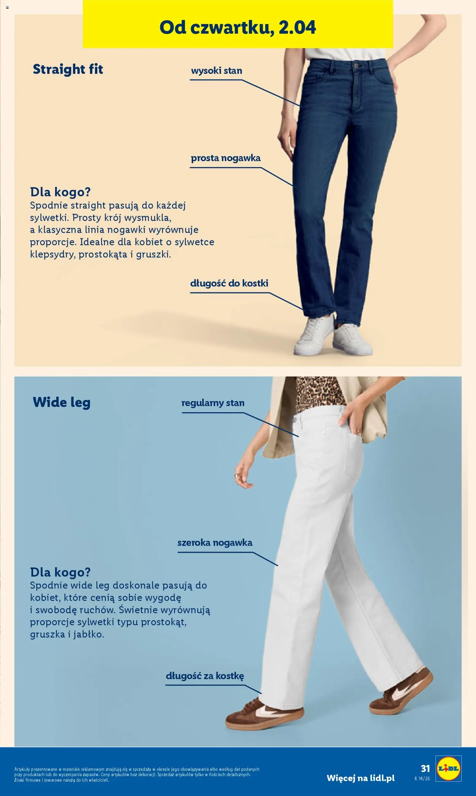 Lidl Katalog od 30.03.2026 | Strona: 35 | Produkty: Spodnie, Gruszka