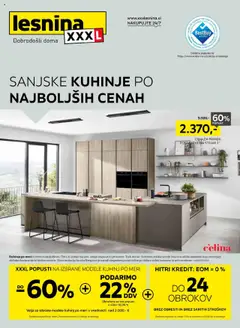 XXXL Lesnina katalog sanjske kuhinje po najboljših cenah - pregled letaka veljavnega od 01.09.2025