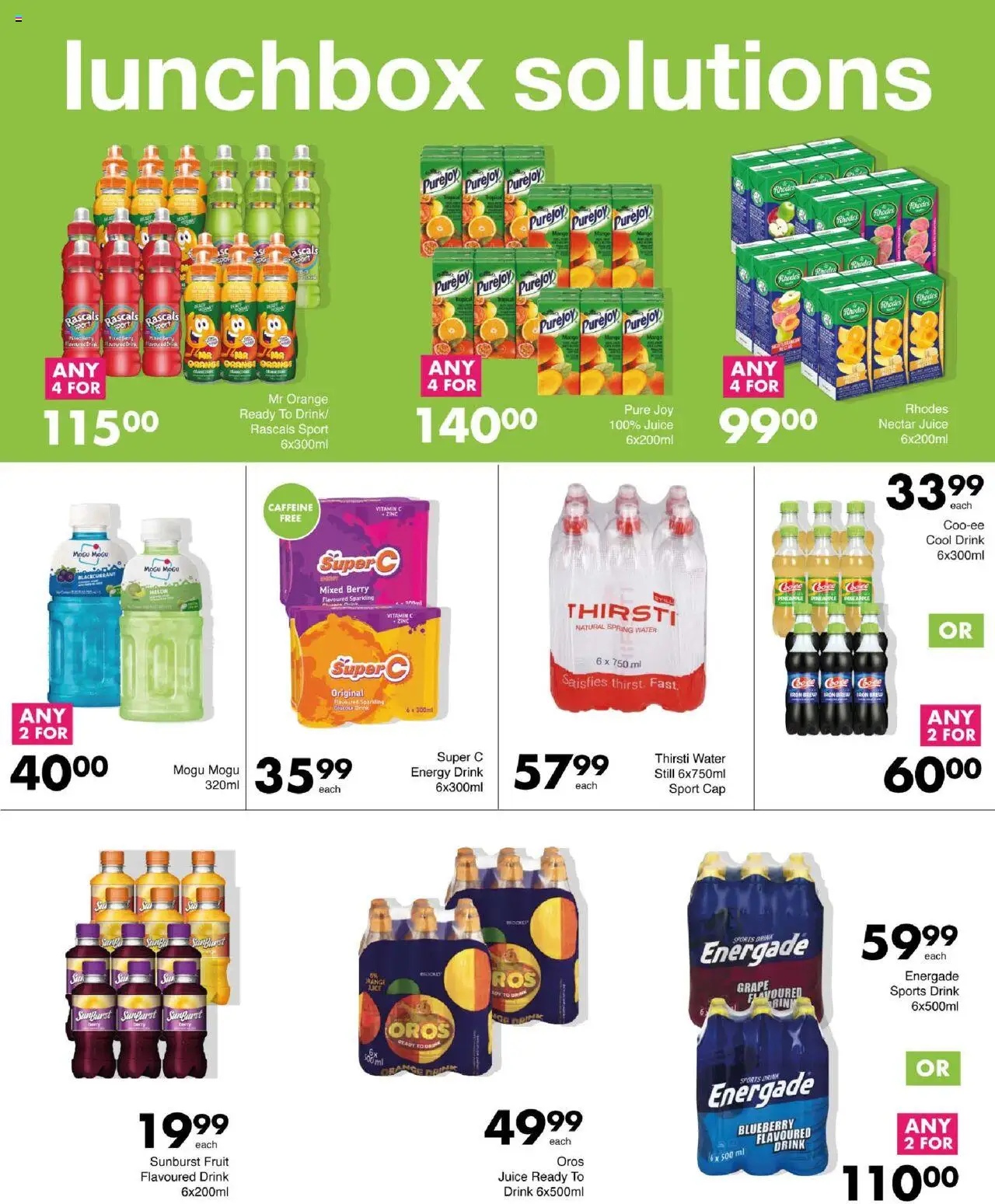 Save Specials │ valid from 31.07.2025 | Page: 43 | Products: Cap, Juice, Water, Mango