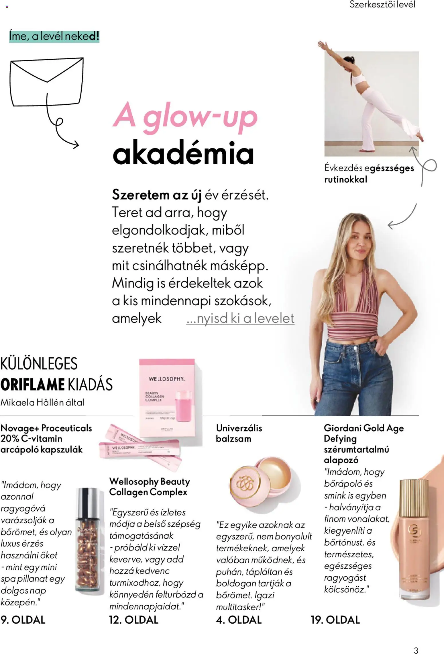 Oriflame akciós ujság - amely érvényes a következő dátumtól: 24.12.2025 | Oldal: 3 | Termékek: Smink, Alapozó