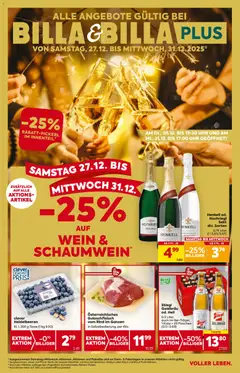 Billa Flugblatt - Salzburg ab 27.12.2025 gültig
