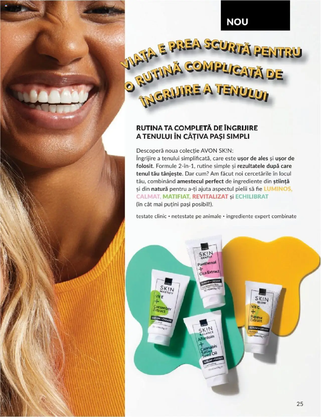 Catalog Avon - 08 2025 – valabil de la 01.08.2025 | Pagină: 25 | Produse: Serum, Boncuklu Oyuncakları