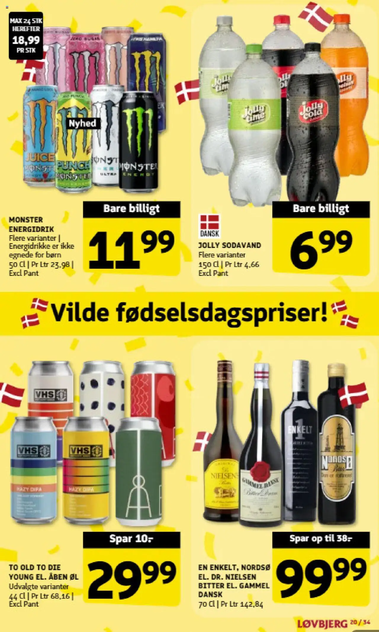 Løvbjerg tilbudsavis – gyldig fra 12.09.2025 | Side: 20 | Produkter: Juice, Øl, Sodavand, Cola