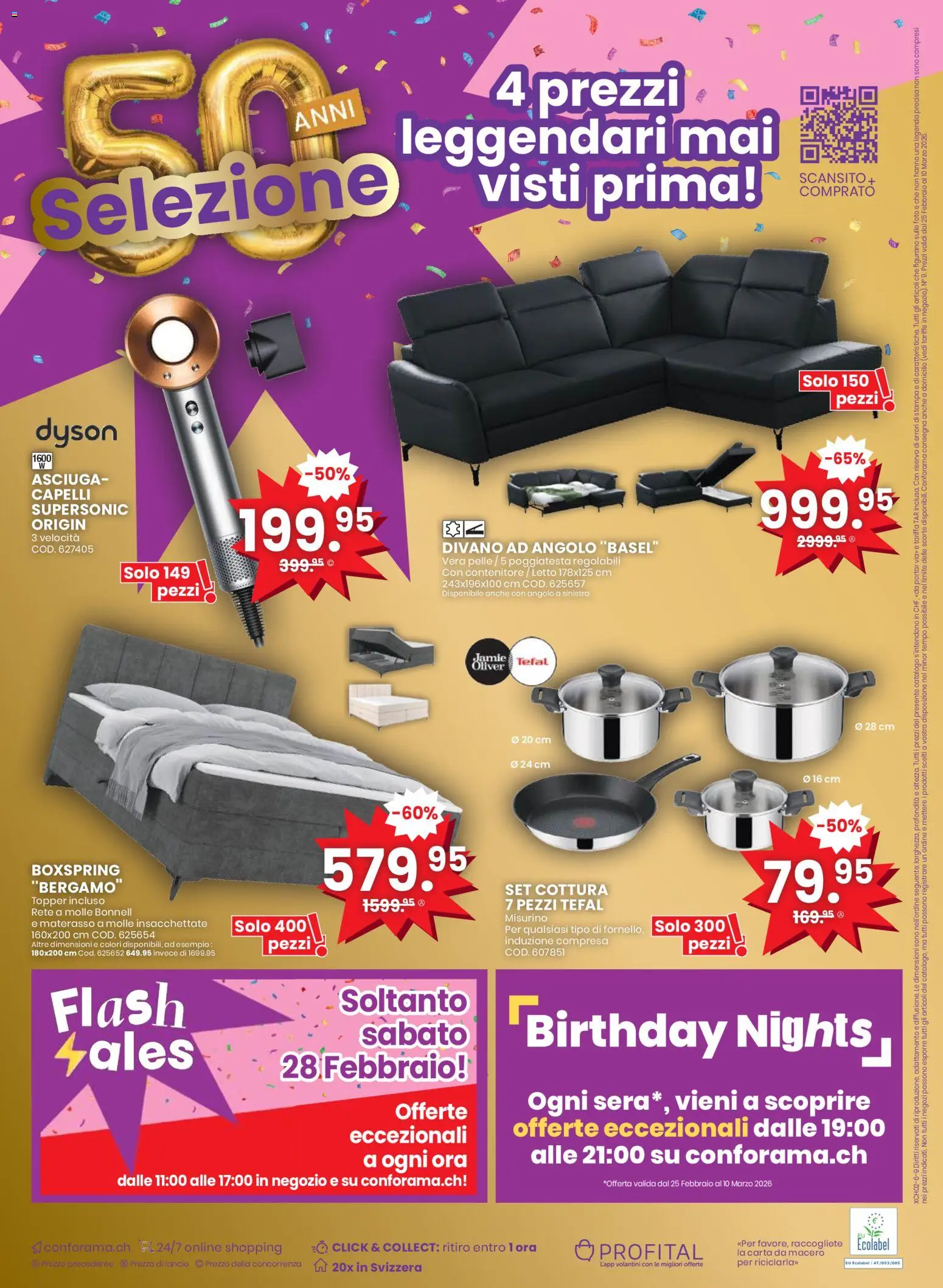 Conforama Aktionen IT – gültig ab 25.02.2026 | Seite: 24 | Produkte: Topper, Dyson