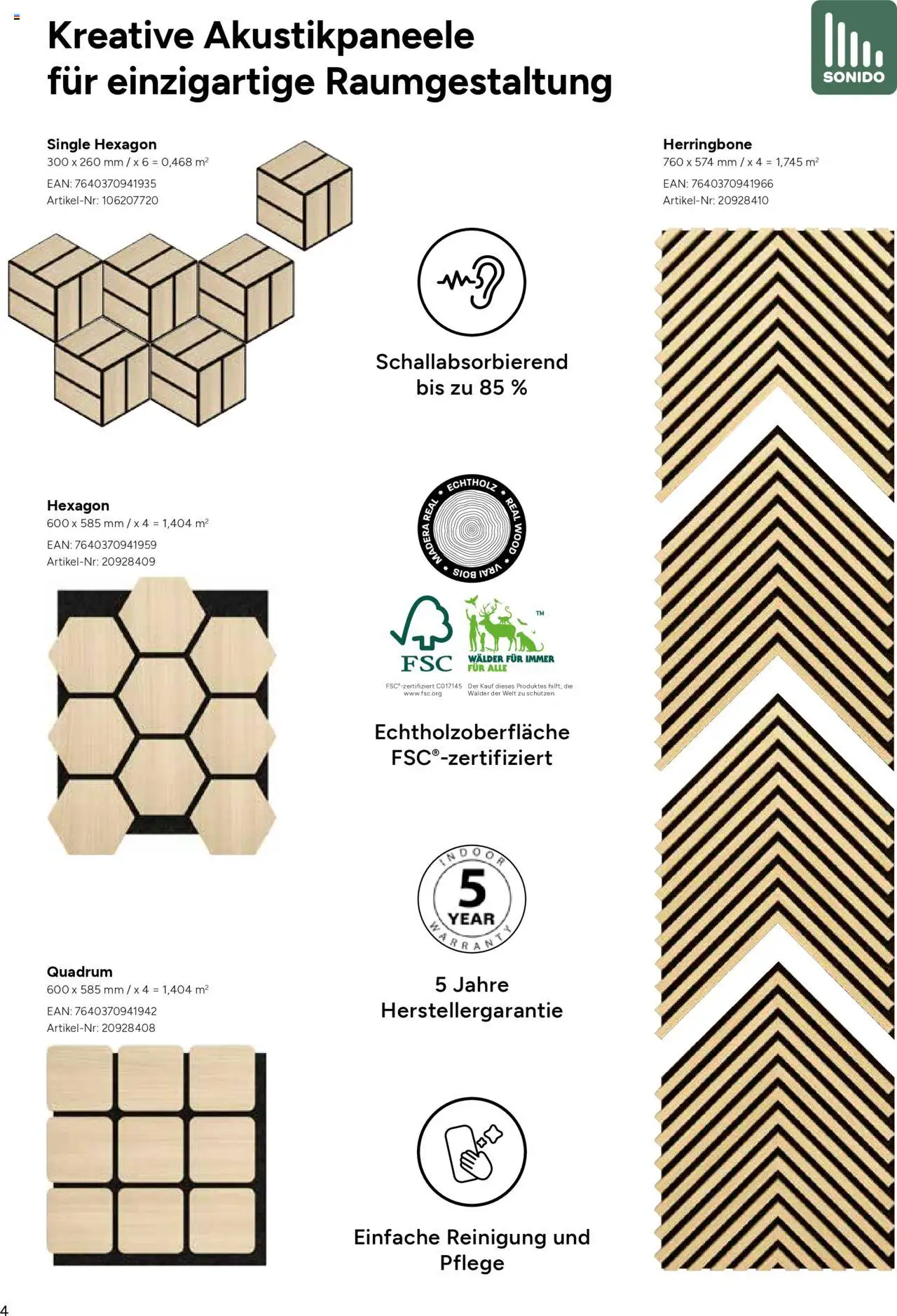 Hammer Zuhause Raumstyle Akustik – gültig ab 01.09.2025 | Seite: 4