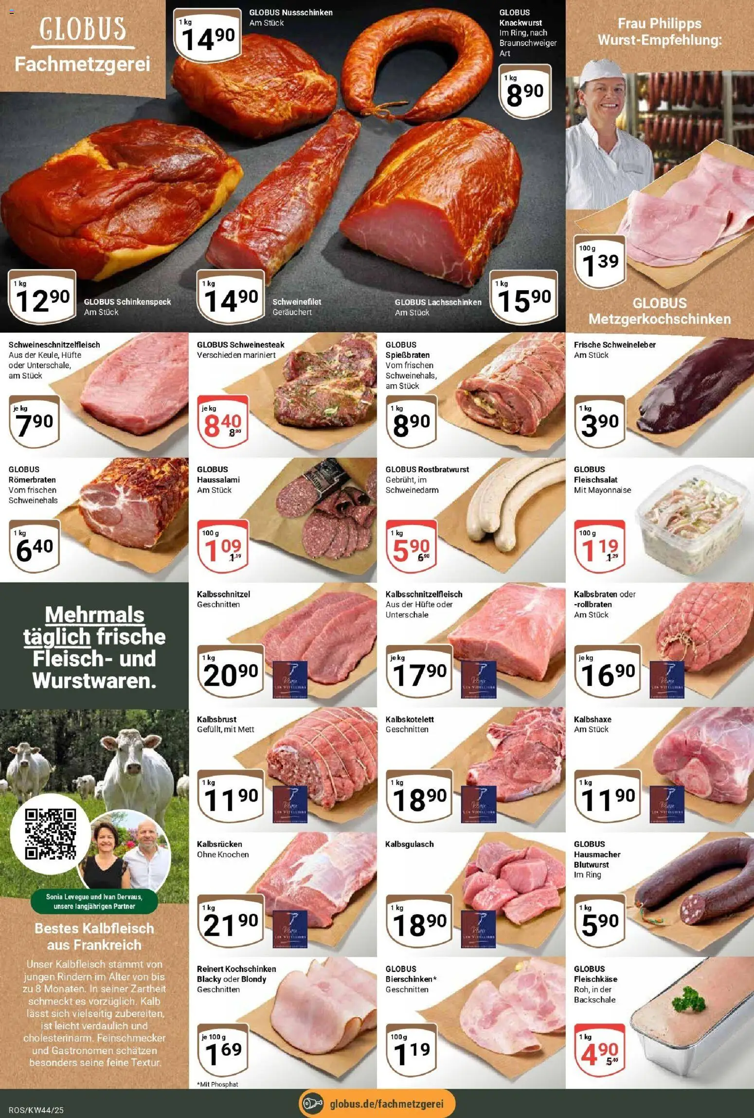 Globus prospekt Lambrechtshagen	 – gültig ab 26.10.2025 | Seite: 8 | Produkte: Schweinefilet, Mayonnaise, Fleisch