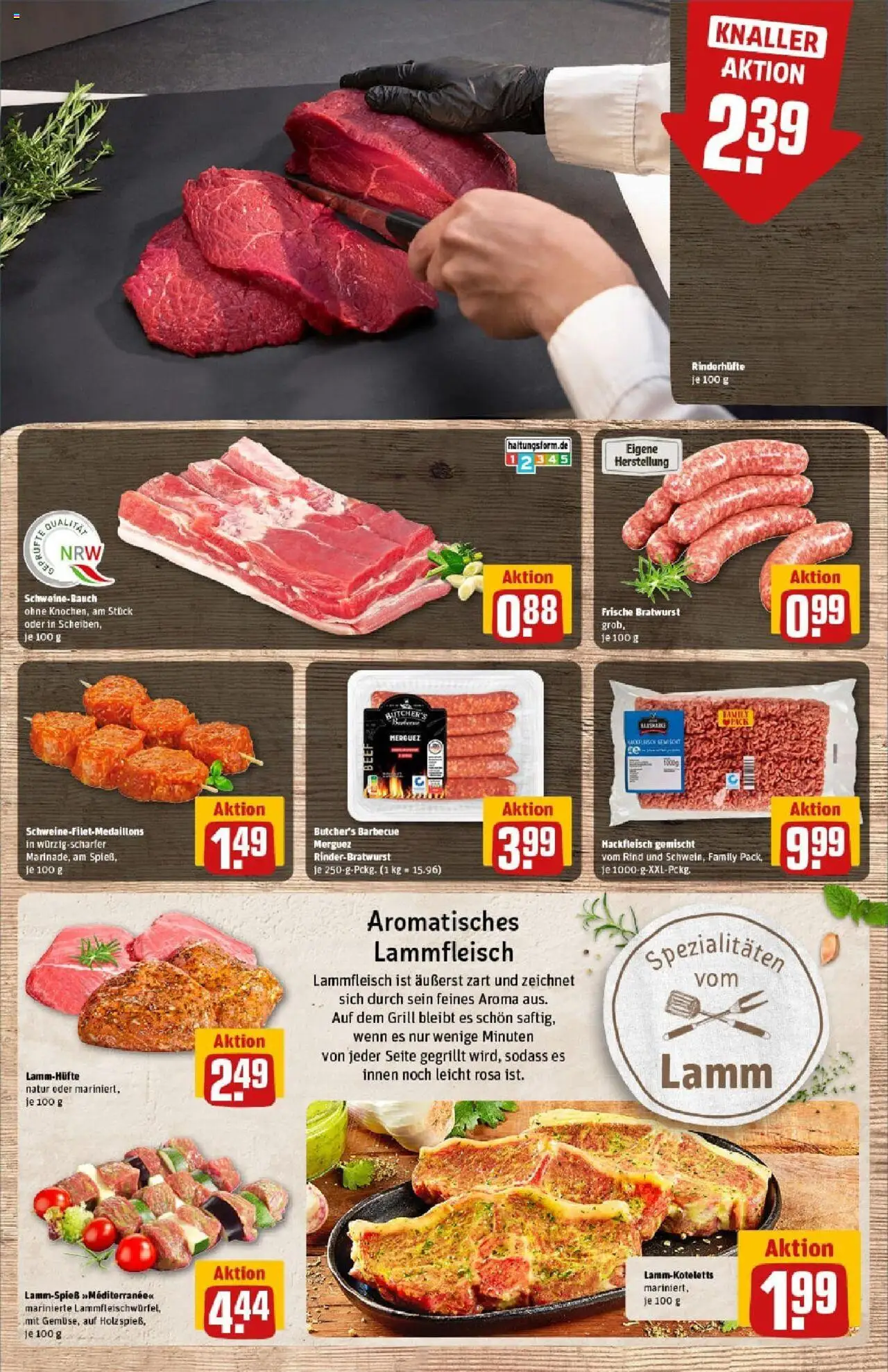 Rewe prospekt Rheinbach	 - gültig ab dem 06.07.2025 | Seite: 9 | Produkte: Grill, Schweinebauch, Bratwurst, Hackfleisch