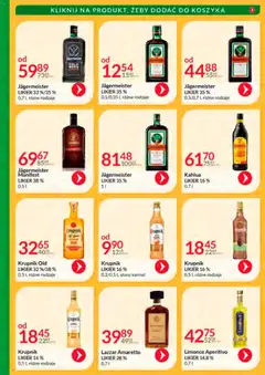 Pogląd oferty "Eurocash Gazetka - Katalog Alkoholowy" - ważna od 01.11.2025 | Strona: 30 | Produkty: Jagermeister, Amaretto, Kahlua