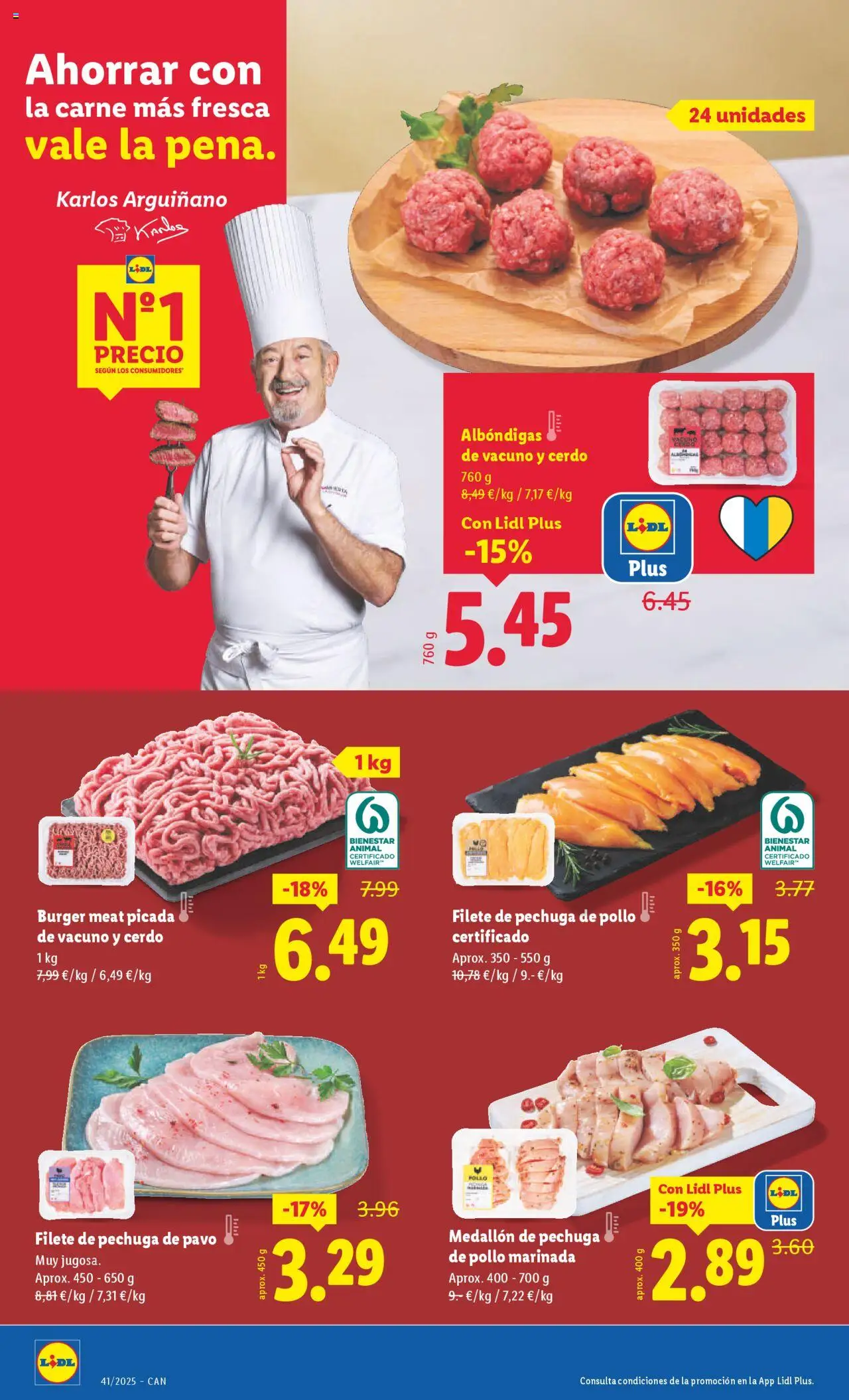 Lidl - Canarias │ válido desde el 06.10.2025 | Página: 4 | Productos: Cerdo, Filete