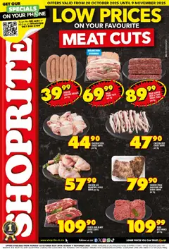 Shoprite specials catalogue – valid from 20.10.2025