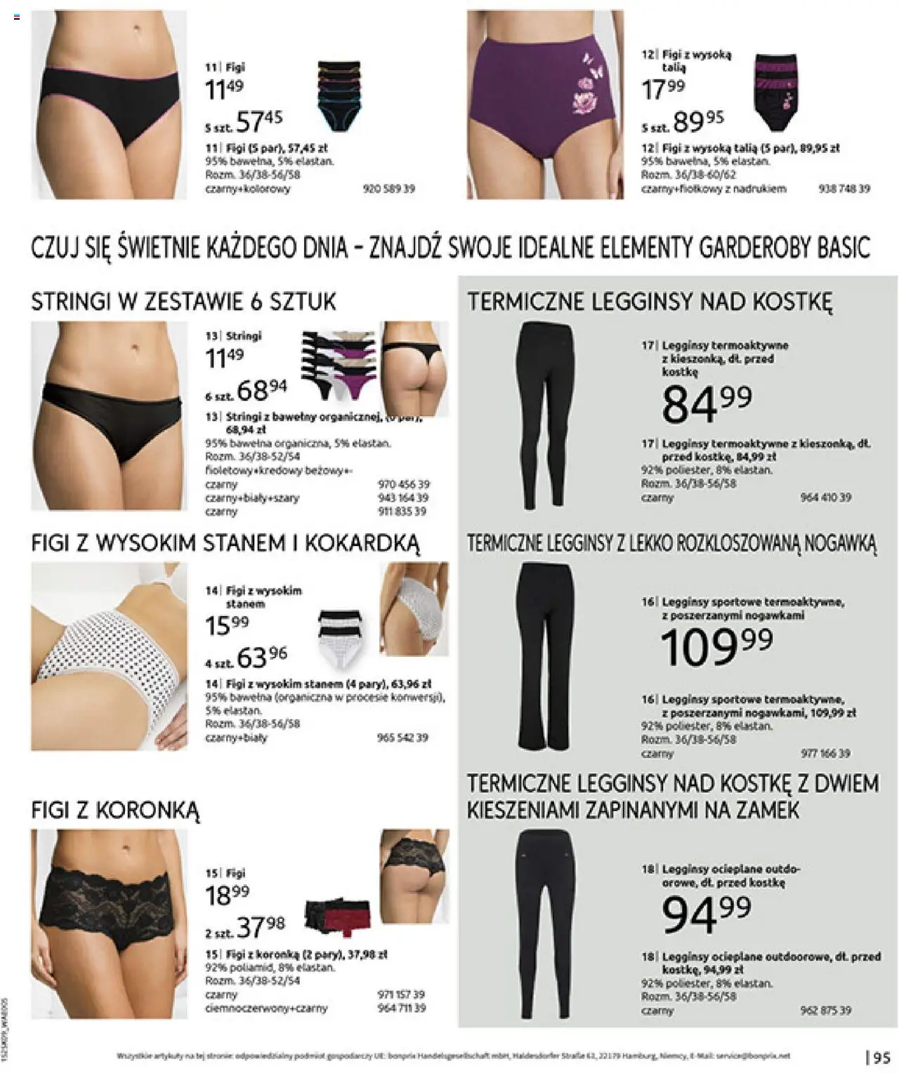 BonPrix Katalog - Przytulny Sezon Przejściowy od 22.09.2025 | Strona: 97 | Produkty: Stringi, Legginsy