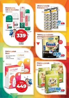 Dezodorans, roll-on Borotalco, više vrsta, 150/50/40ml - pregled Trnava Promet kataloga - važi od 06.11.2025 | Strana: 23 | Proizvode: Granule za pse, Dove, Baterije, Borotalco