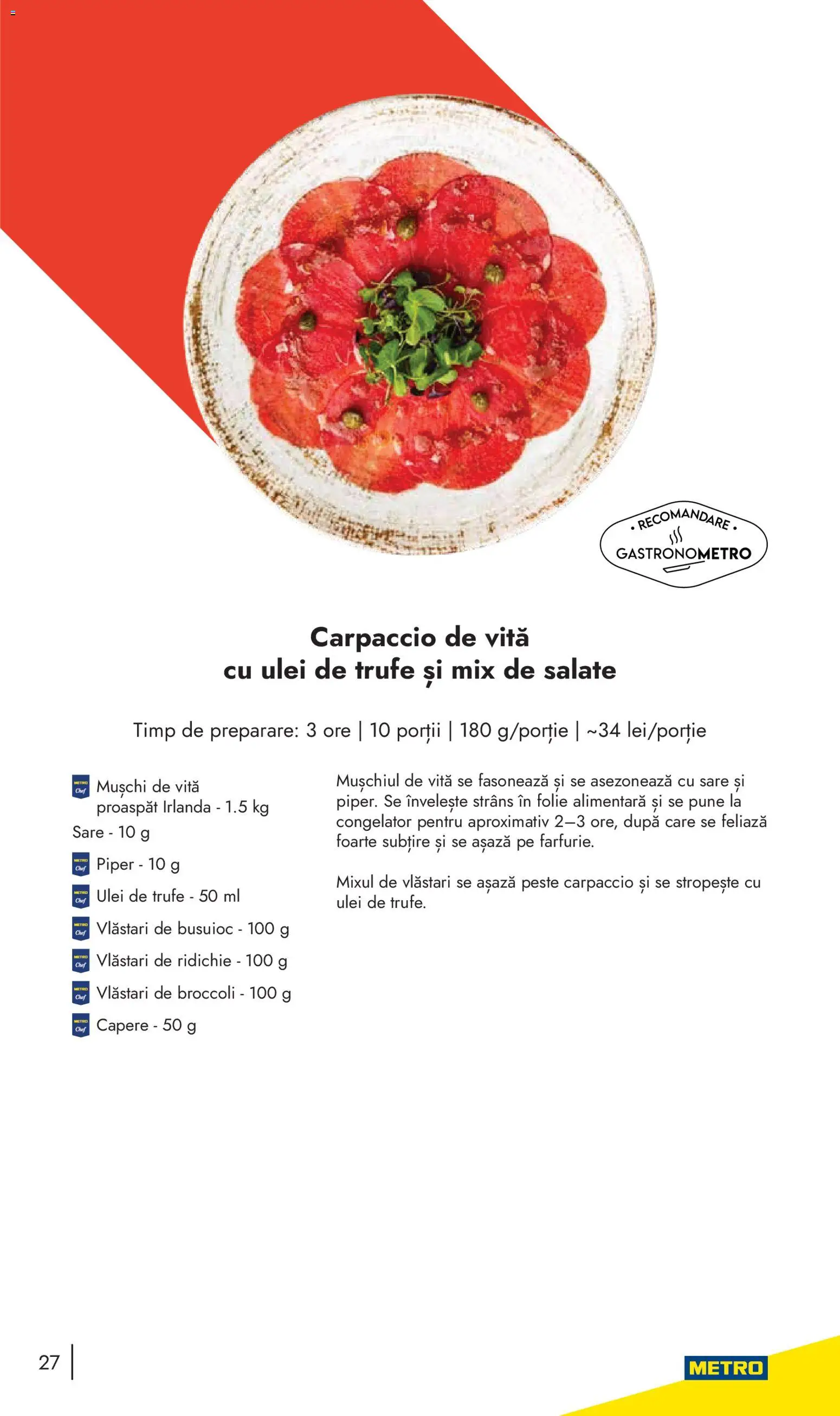 Noul catalog Metro – valabil de la 10.11.2025 | Pagină: 27 | Produse: Çatal, Congelator, Ulei, Piper