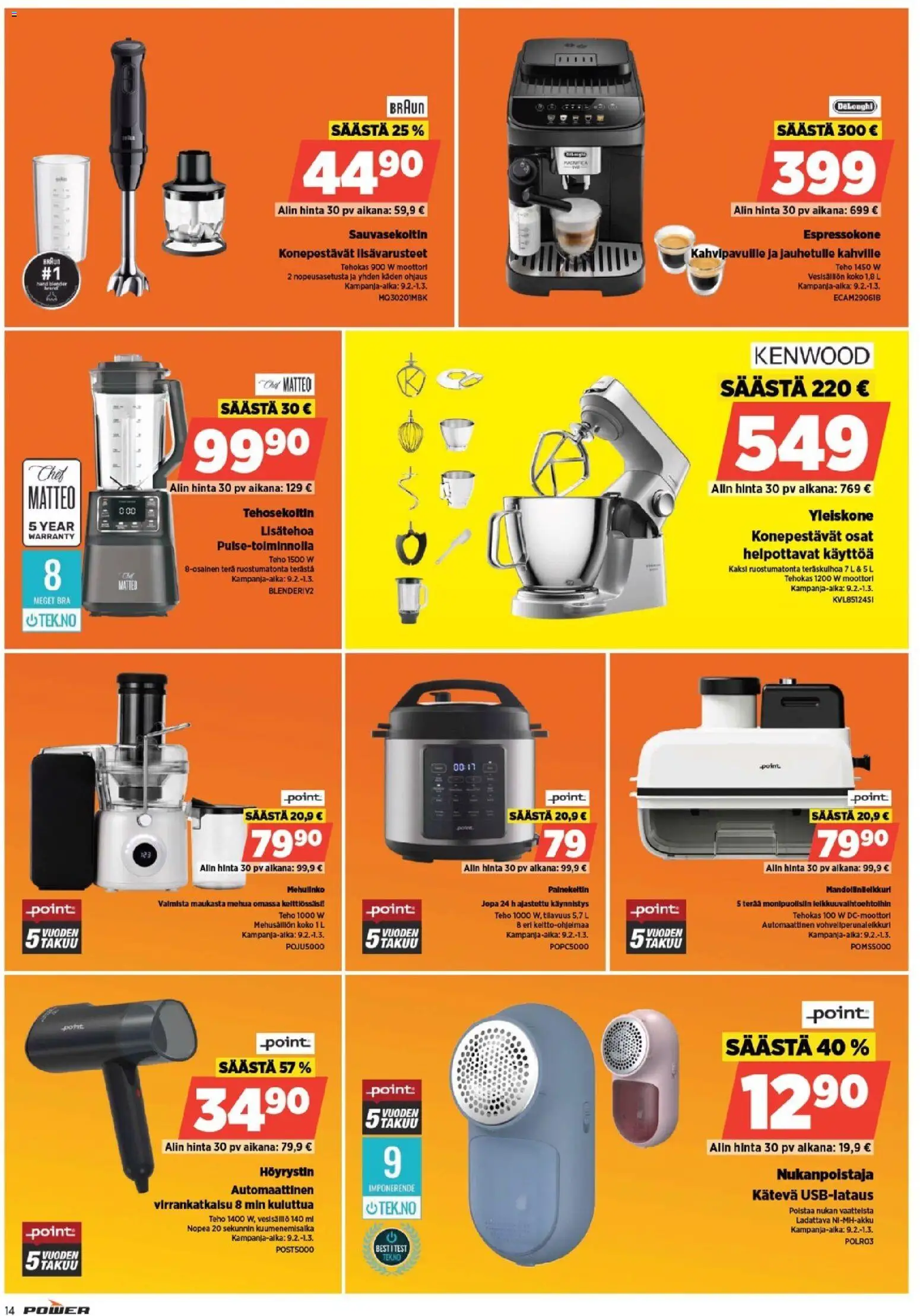 Power - POWER HINTAAN Viikon mainoslehti – voimassa 21.03.2026 alkaen | Sivu: 14