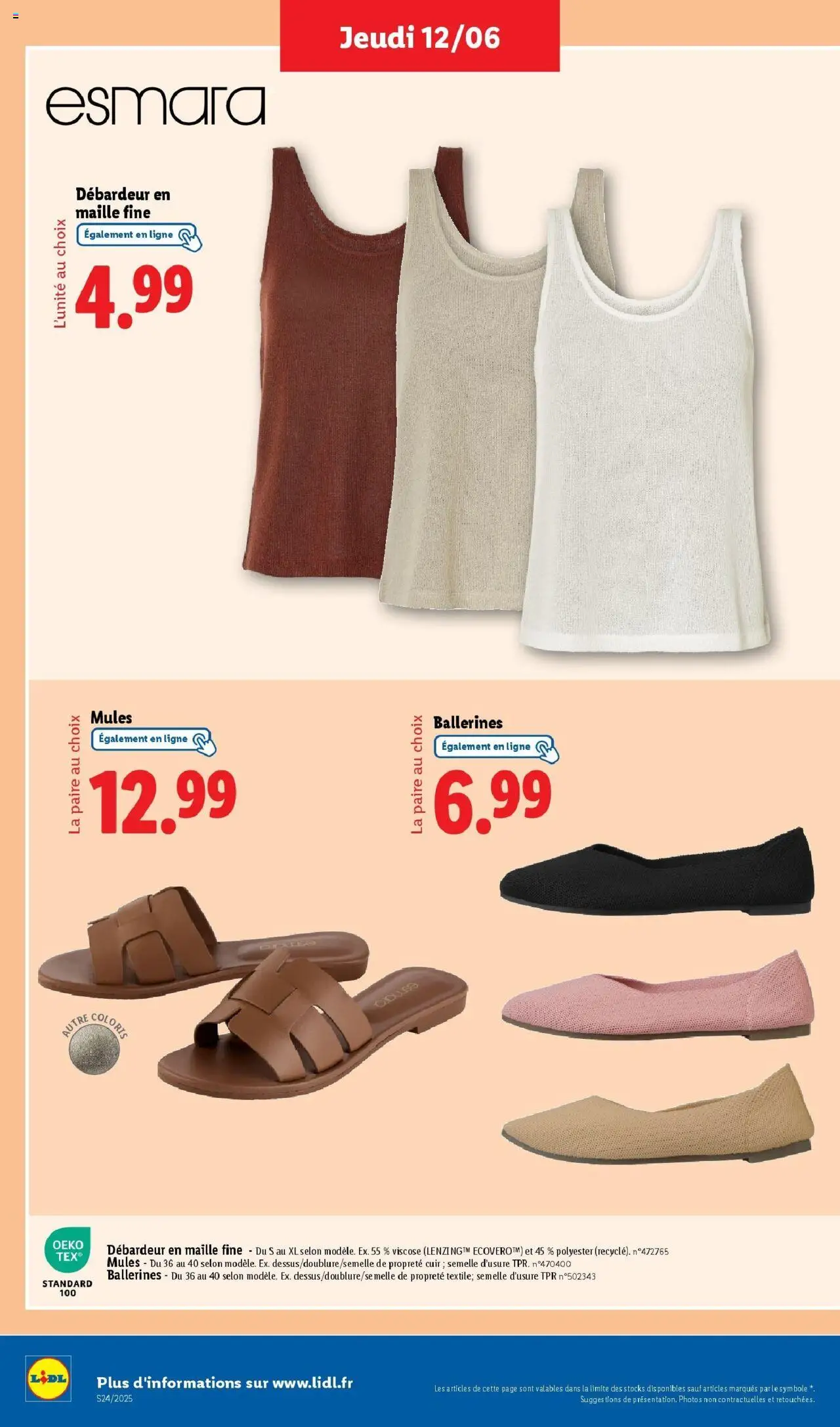  | Page: 18 | Produits: Débardeur, Ballerines