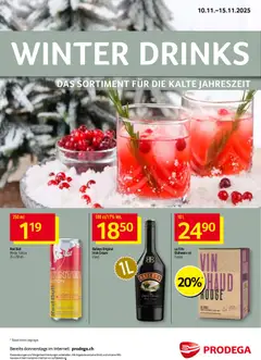 Prodega Aktionen Winter Drinks ab 10.11.2025 gültig