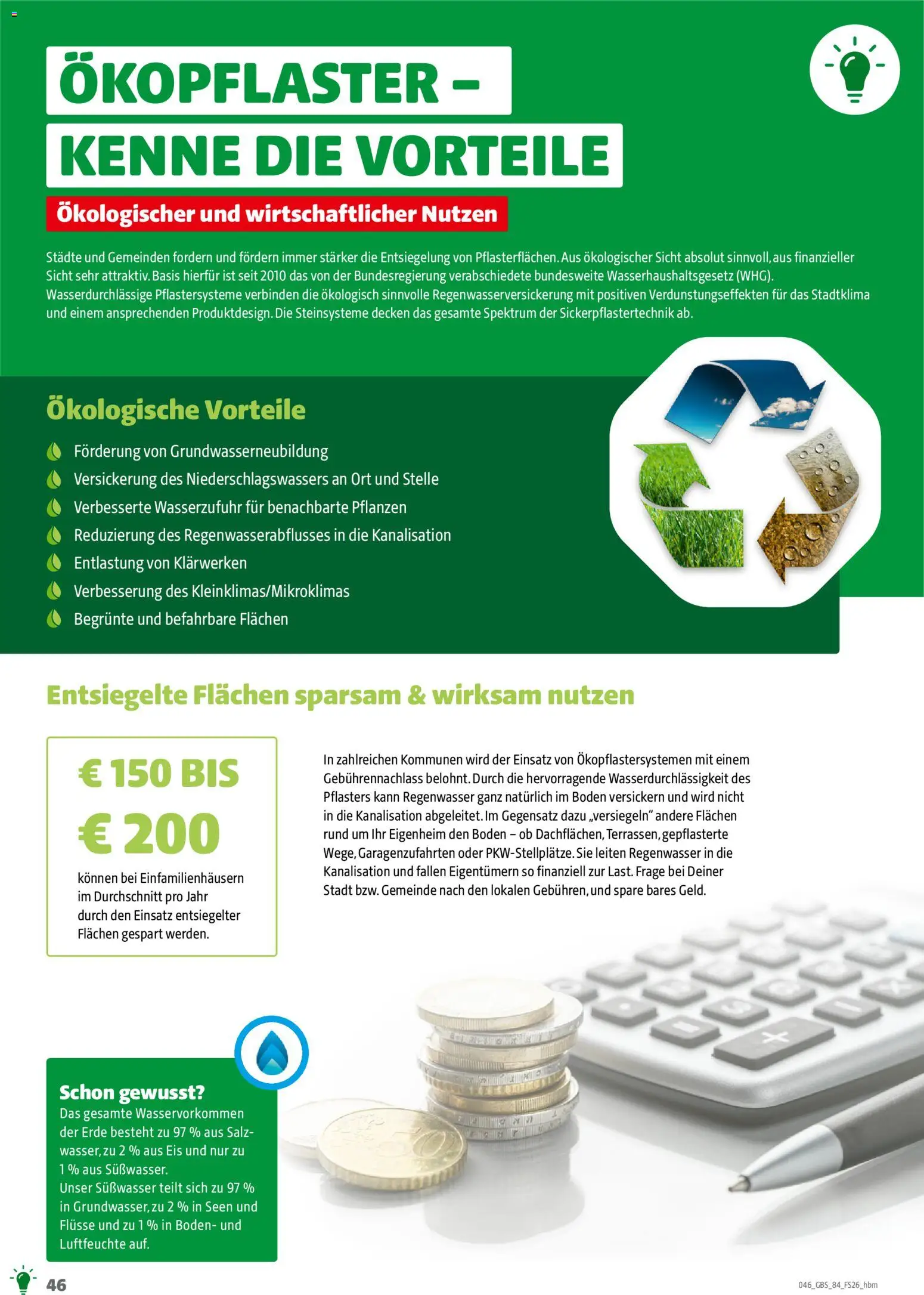 Hagebau Gartenbaustoffsortiment – gültig ab 02.03.2026 | Seite: 46 | Produkte: Salz, Eis