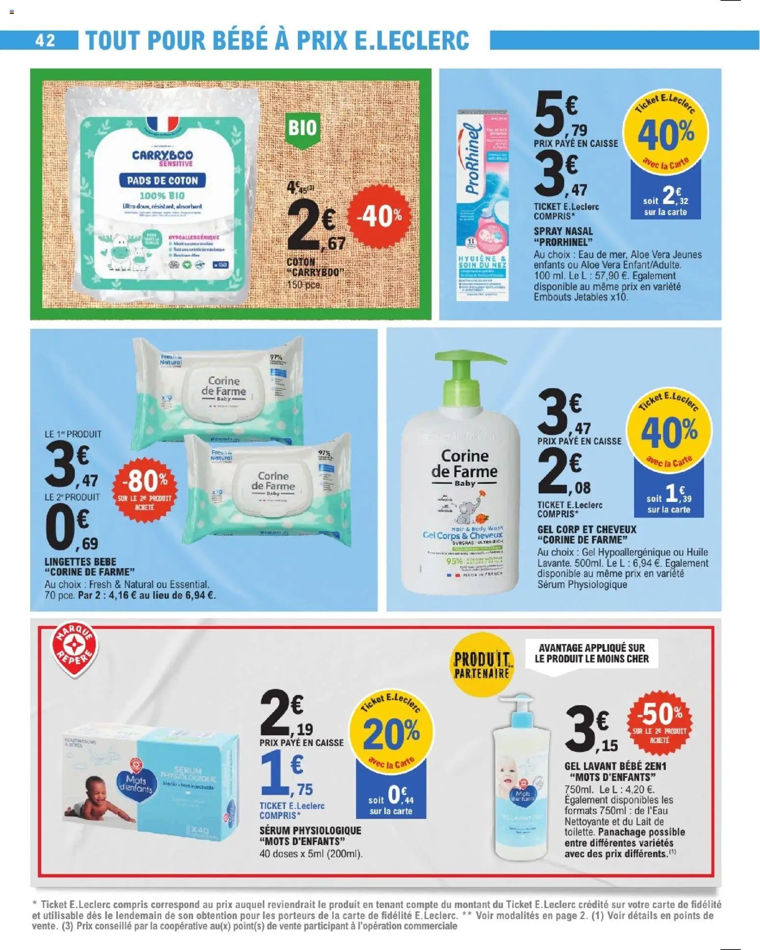 {H1} | Page: 42 | Produits: Body, Serum, Coton, Lait