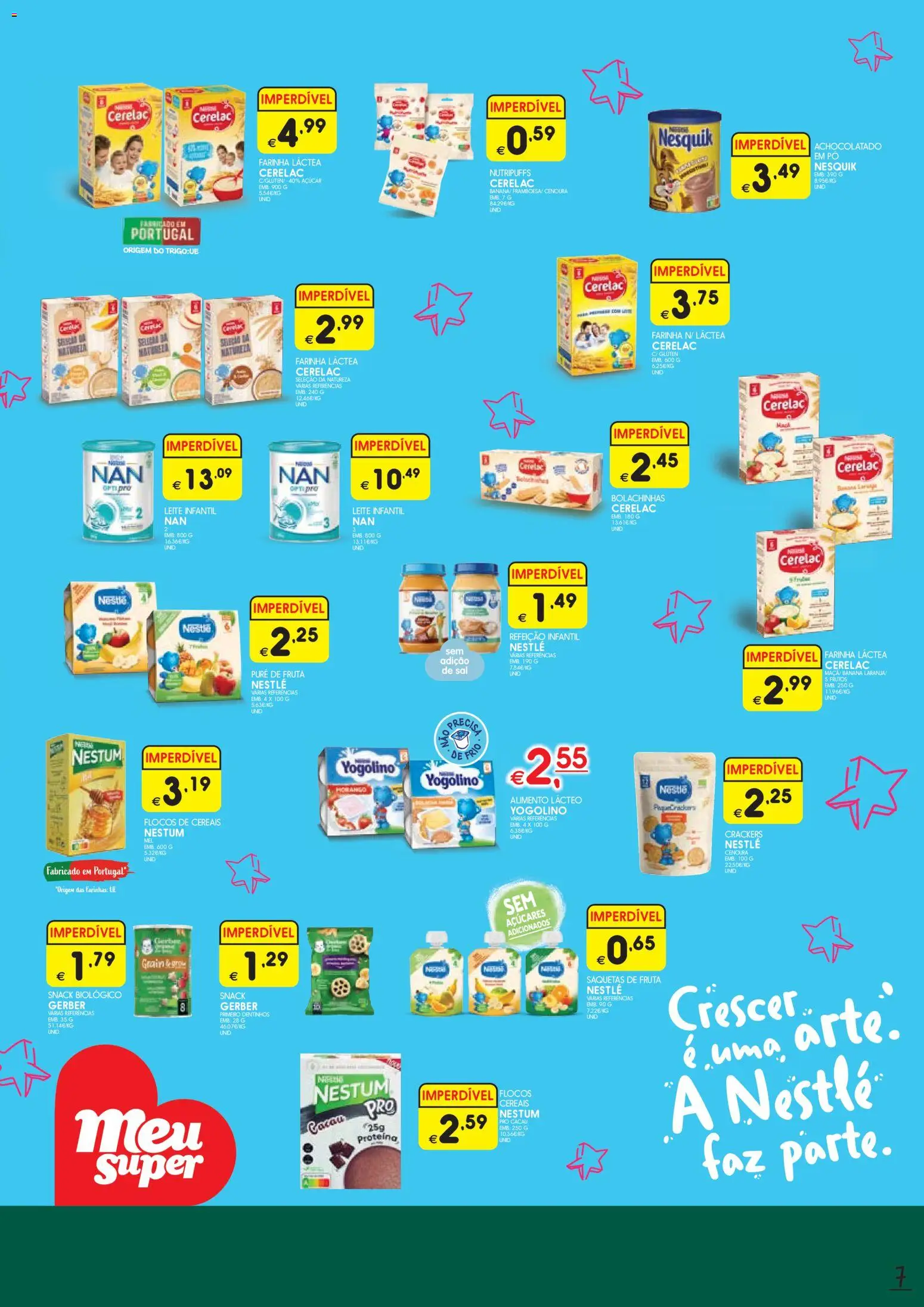 Meu Super folheto │ válido de 08.01.2026 | Página: 7 | Produtos: Farinha láctea, Pó, Cereais, Proteina