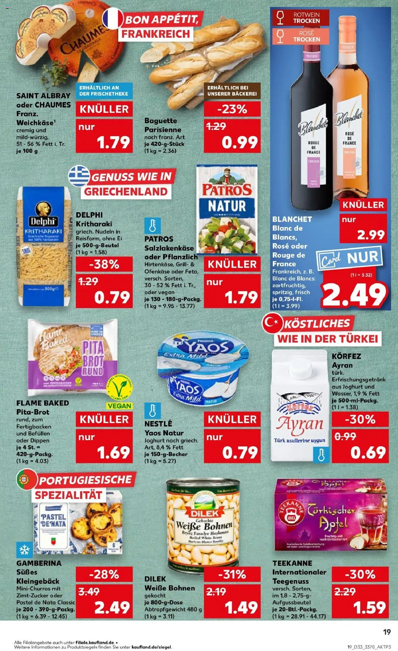Kaufland prospekt Dresden	 - gültig ab dem 18.08.2025 | Seite: 32 | Produkte: Joghurt, Rotwein, Baguette, Patros