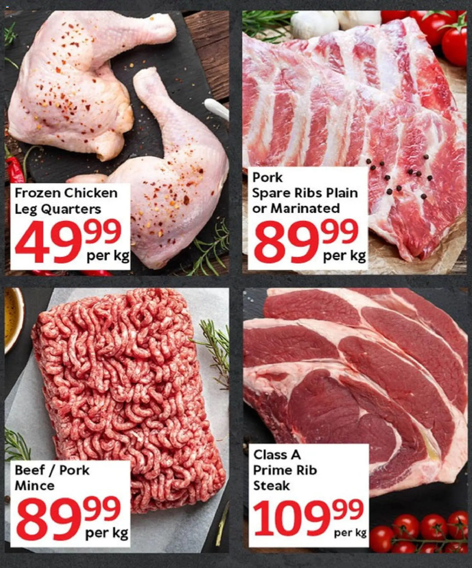 New Oxford Freshmarket catalogue – valid from 04.04.2026 | Page: 5 | Products: Steak, Ribs, Chicken, Beef