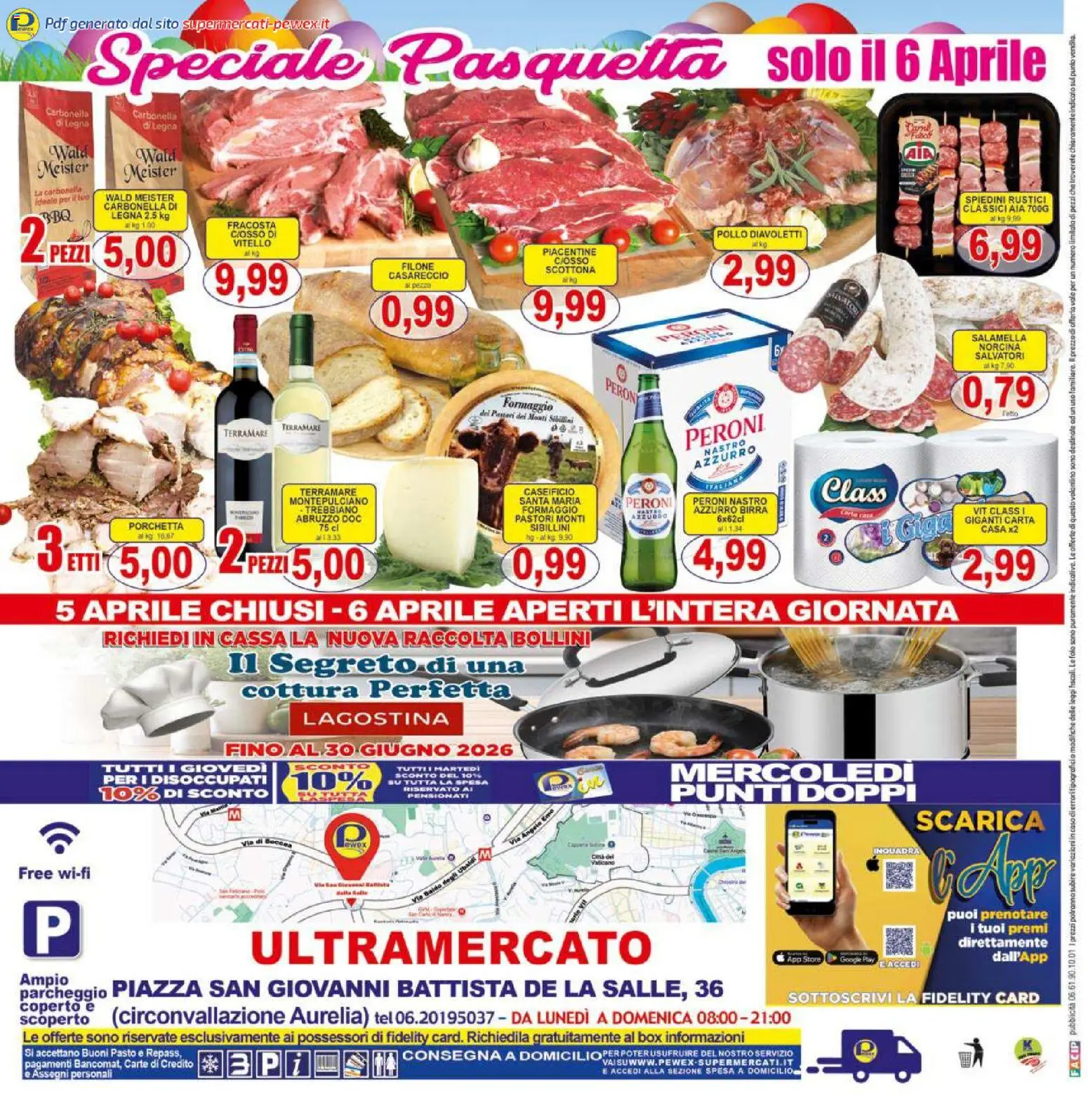 Volantino Pewex del 27.03.2026 | Pagina: 24 | Prodotti: Salamella, Pollo, Formaggio, Vitello