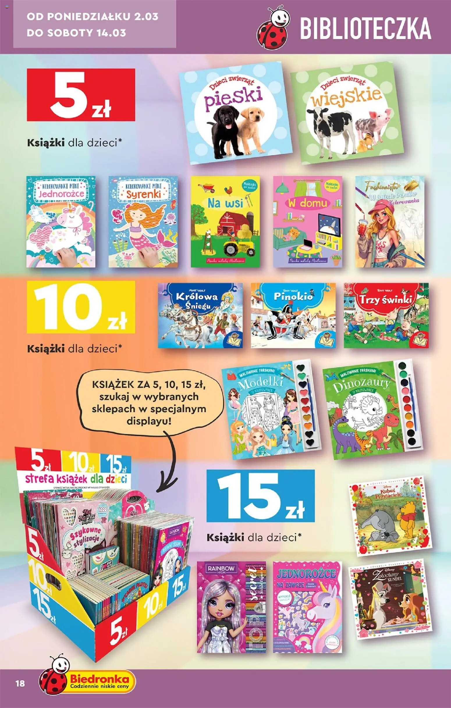 Biedronka gazetka Hity i inspiracje od 28.02.2026 | Strona: 20 | Produkty: Książki, Naklejki