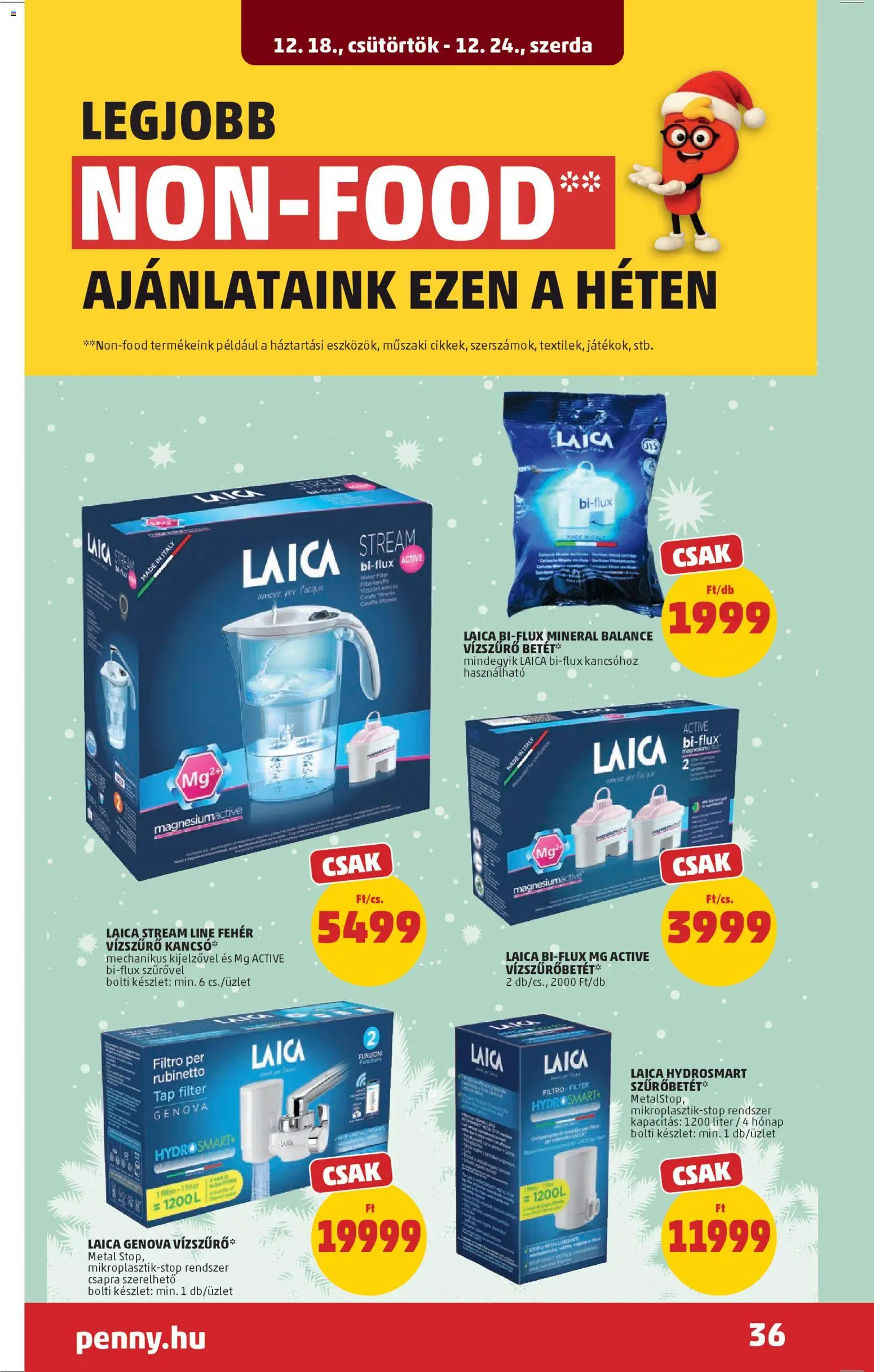 PENNY akciós ujság - amely érvényes a következő dátumtól: 18.12.2025 | Oldal: 41 | Termékek: Vízszűrő betét