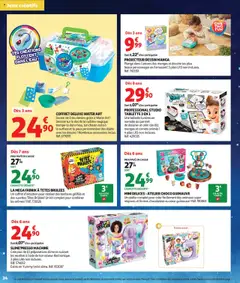 Auchan - Prévisualisation de Auchan - La fabuleuse mission de Noël valide à partir de 17.10.2025 | Page: 34 | Produits: Carnets, Manga, Projecteur, Jeux