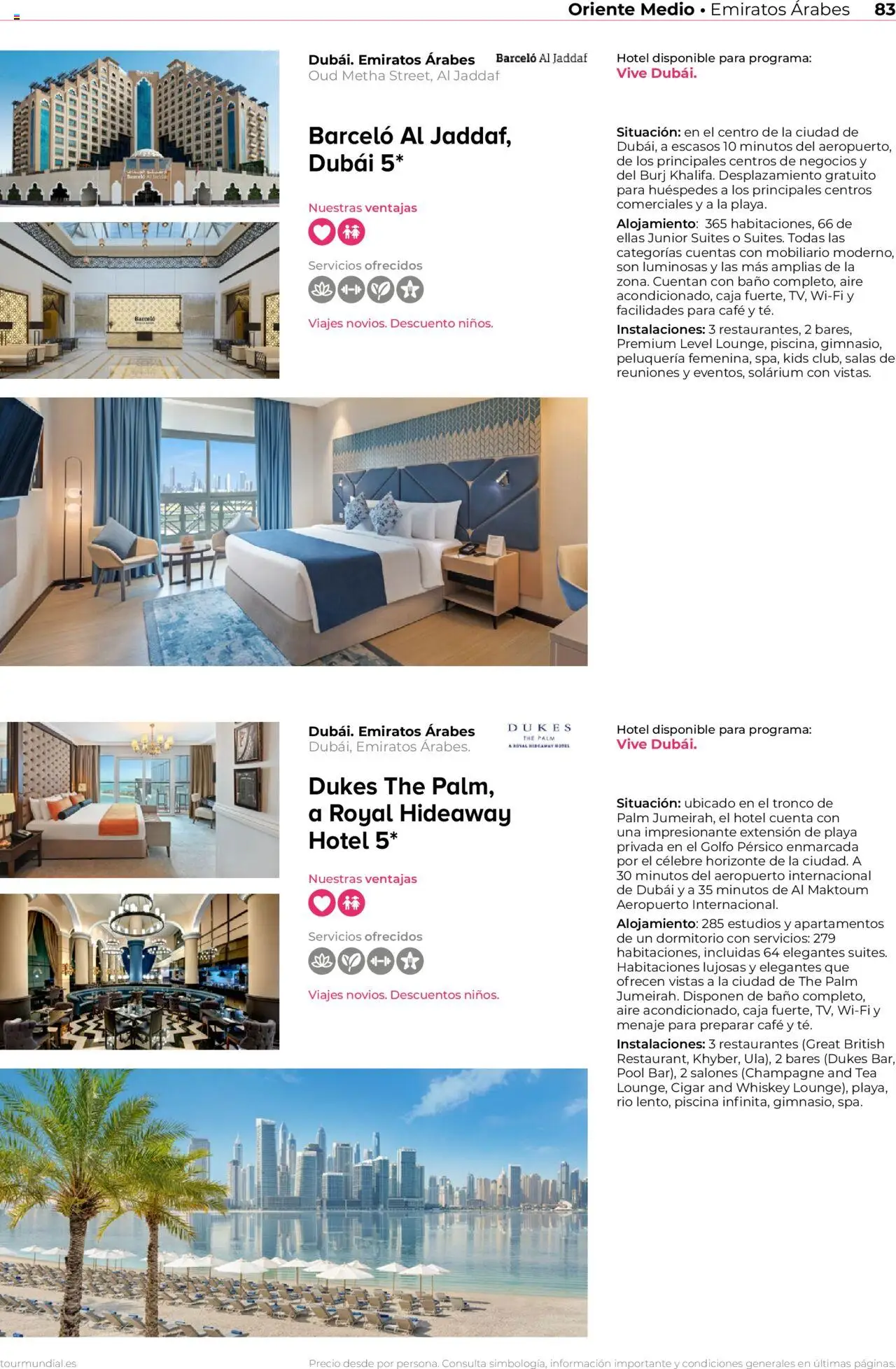 Viajes El Corte Inglés Africa y Oriente Medio │ válido desde el 01.01.2025 | Página: 83 | Productos: Café, Caja, Baño