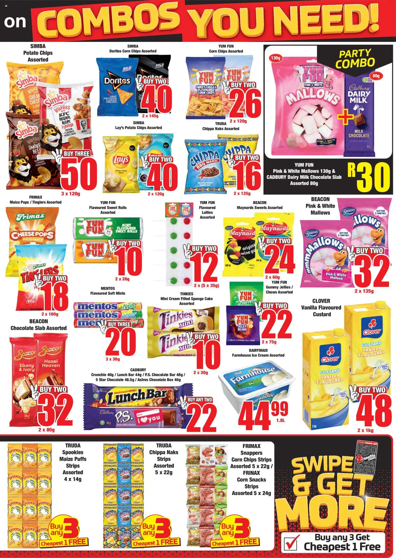 New Boxer catalogue – valid from 23.10.2025 | Page: 7 | Products: Sweets, Custard, Milk, Chilli